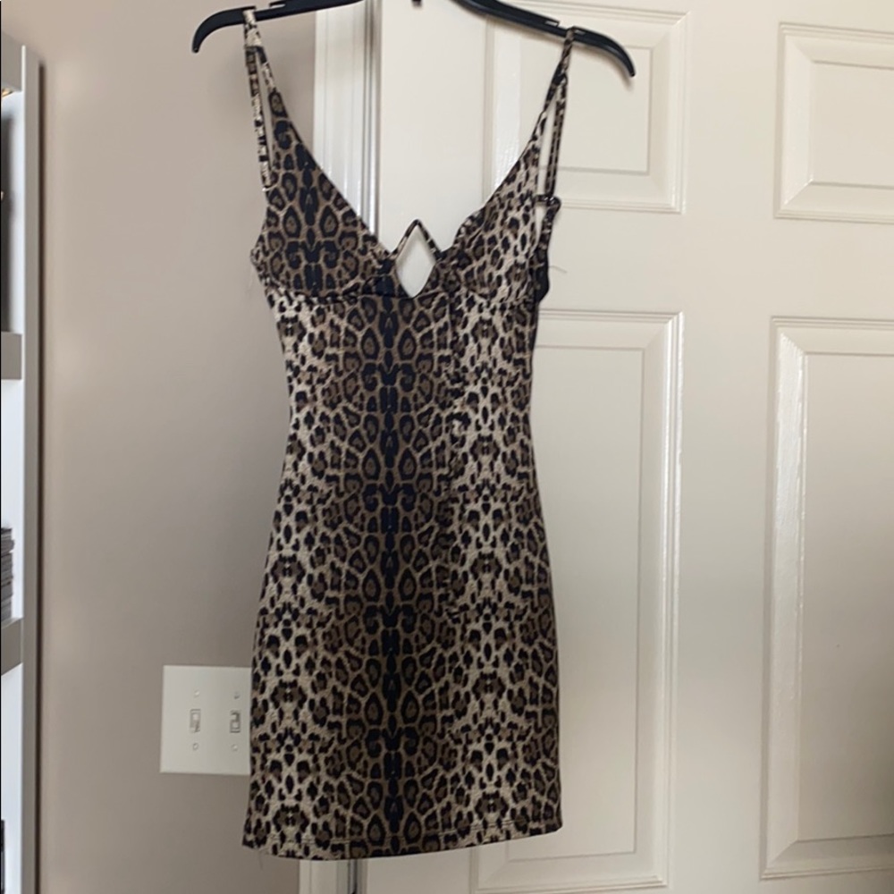 Leopard print dress